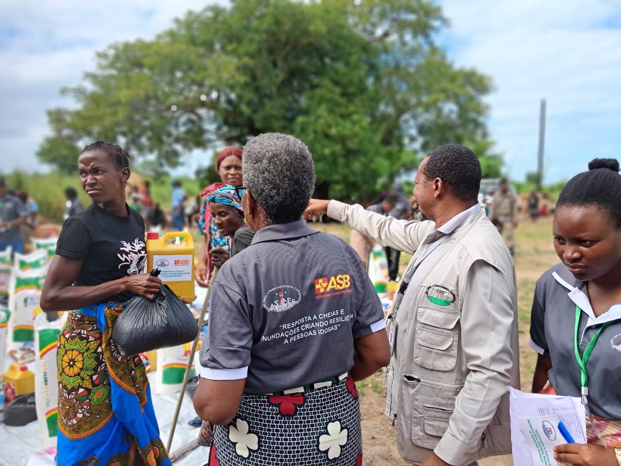 Distribuição de apoio